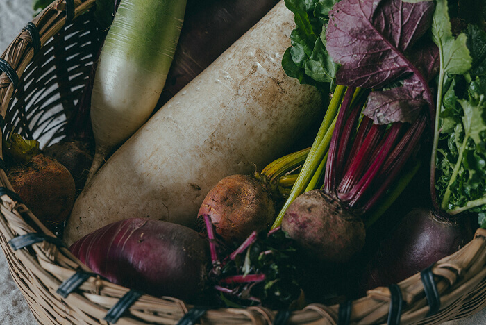 青木農園の野菜の写真