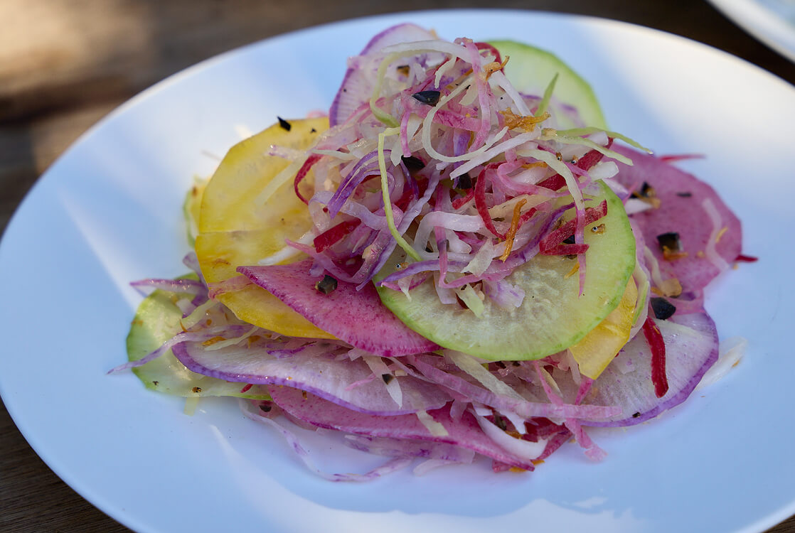青木農園のサラダの写真