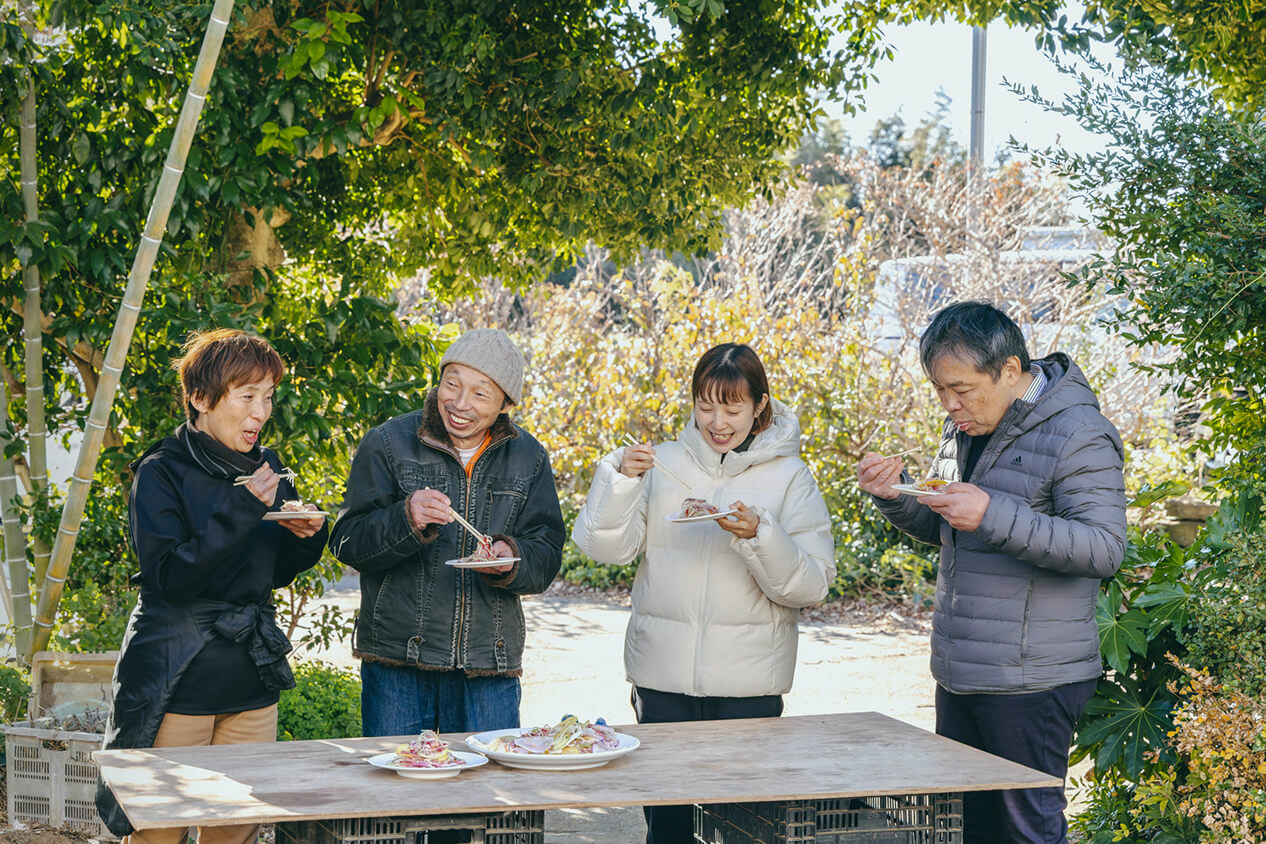 青木農園の食事の写真