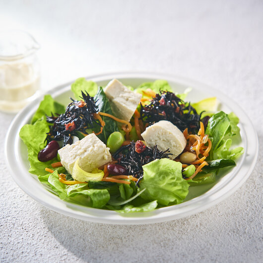 【美品】ジアン★Filets Verts★プレート　2枚（貫入なし） 島豆腐の塩麹漬けとひじきのサラダ | 商品をさがす | RF1 – アール