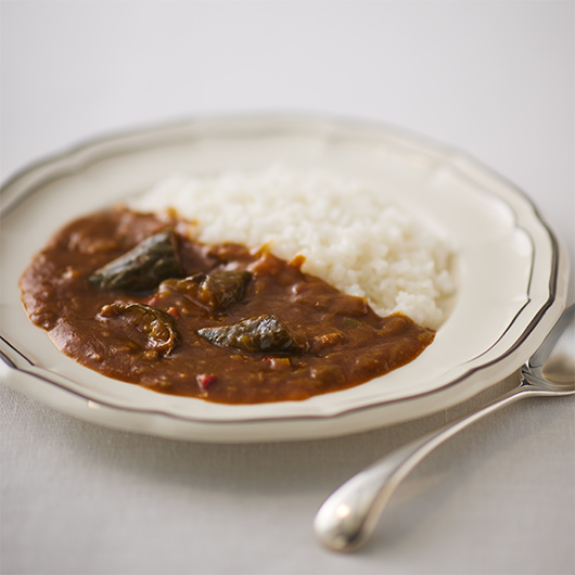 茄子と挽き肉のカリー