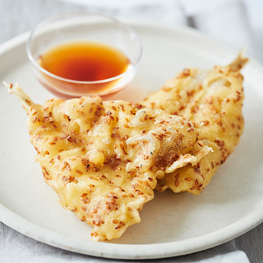 キスの香ばし揚げ 胡麻ちりめん衣
