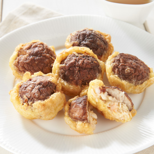 椎茸のしんじょう揚げ