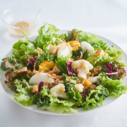 ロースト冬野菜のシーザーサラダ