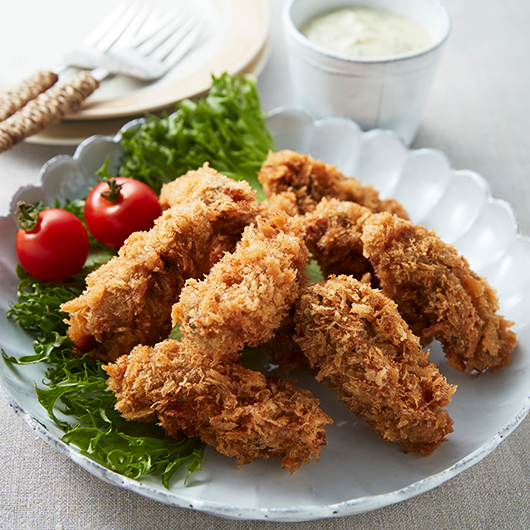 宮城県産フレッシュ牡蠣のフライ