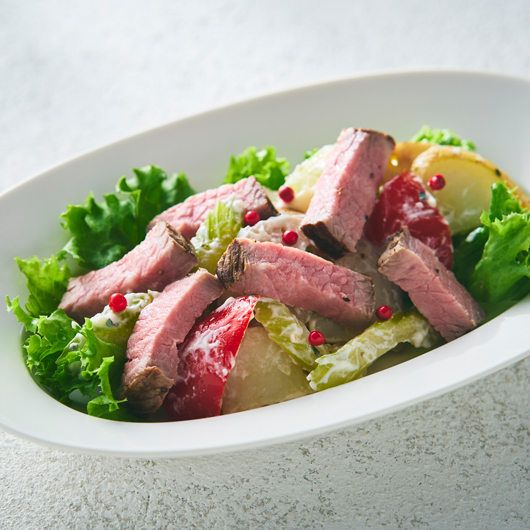 ローストビーフサラダ マスカルポーネソース