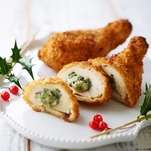 チキンのガーリックバター包み