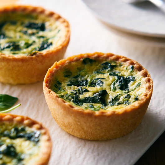 ほうれん草とベーコンのキッシュ