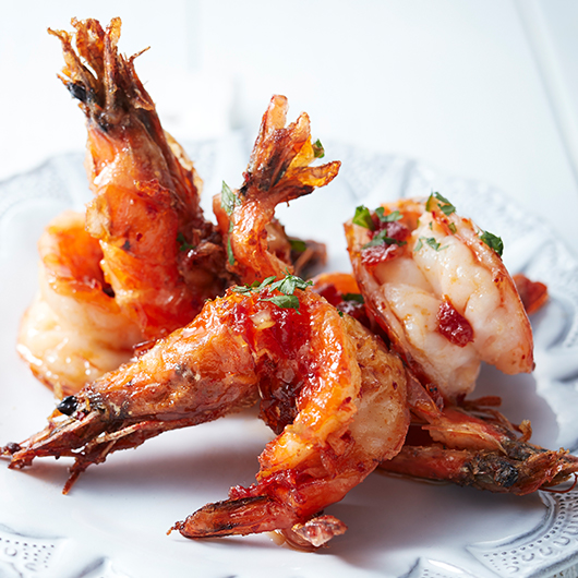 余さず堪能 大海老の旨みソース