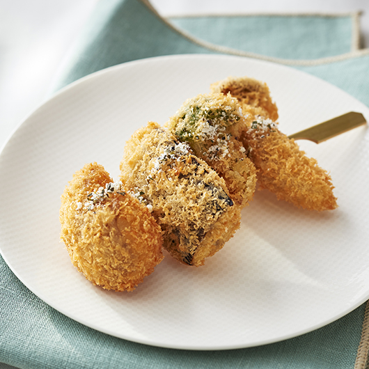 野菜串 香るハーブ塩（エリンギ・ブロッコリー・茄子・じゃがいも）