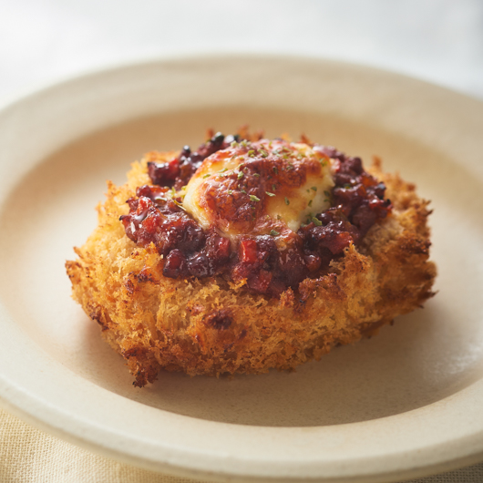 北海道産男爵コロッケ ミートソースグラタン風