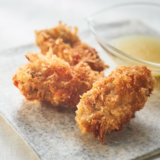 宮城県産鳴瀬のフレッシュ牡蠣フライ