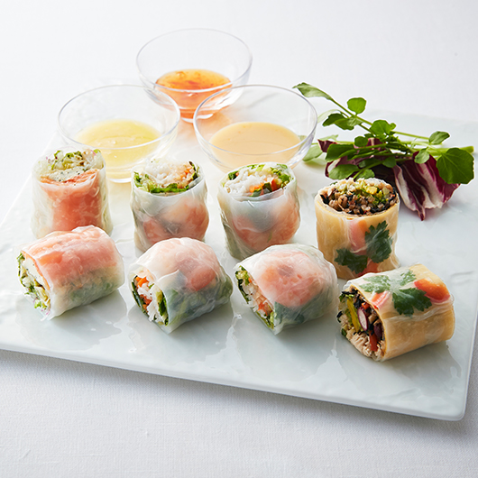 節分の食卓に 生春巻き3種セット