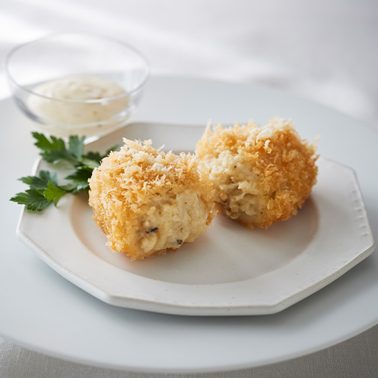 濃厚な冬の旨み 牡蠣のクリームコロッケ