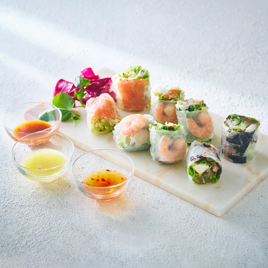 生春巻き3種セット 海老・サーモン・マグロ長芋