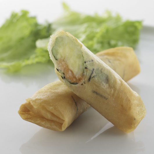 明太ポテトのチーズ揚げ春巻き